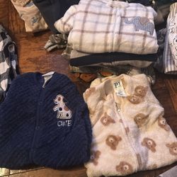 Warm clothes, 0 to 18