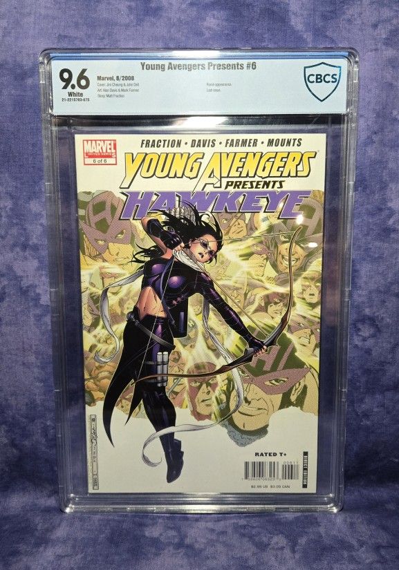 Young Avengers Presents #6, 2008 • CBCS 9.6 • Ronan App, Last Issue