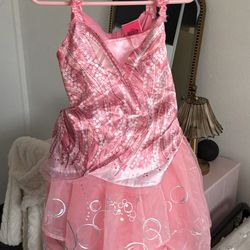 Wicked Glinda Costume Kids Dress Size 4-6