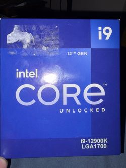 Intel Core unlocked: i9 12900k CPU