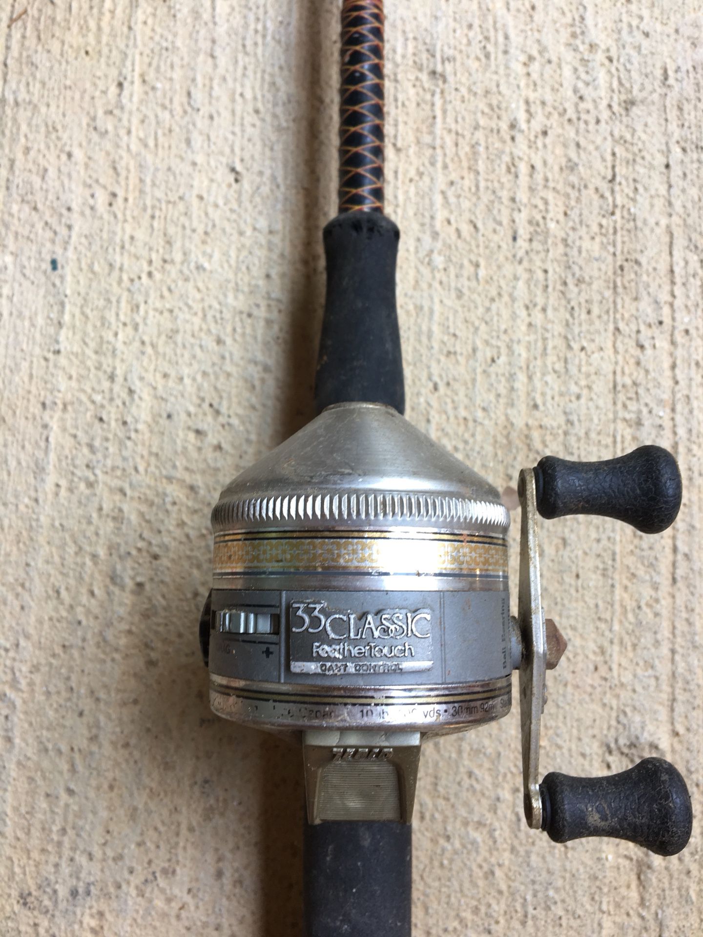 Zebco graphite composite rod with vintage Zebco 33 reel for Sale in Euless,  TX - OfferUp