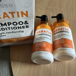 Keratin Shampoo & Conditioner 