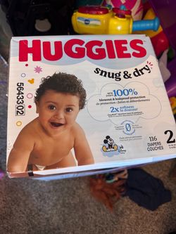 Huggies Snug & Dry Size 2 Diapers 116 Count