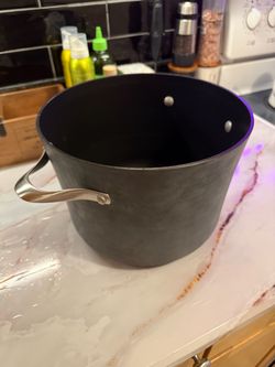 🔥 $10 STOCK POT CALPHALON 8-QT HARD-ANODIZED DUTCH OVEN POT BARELY USED — PRICED TO SELL FAST!