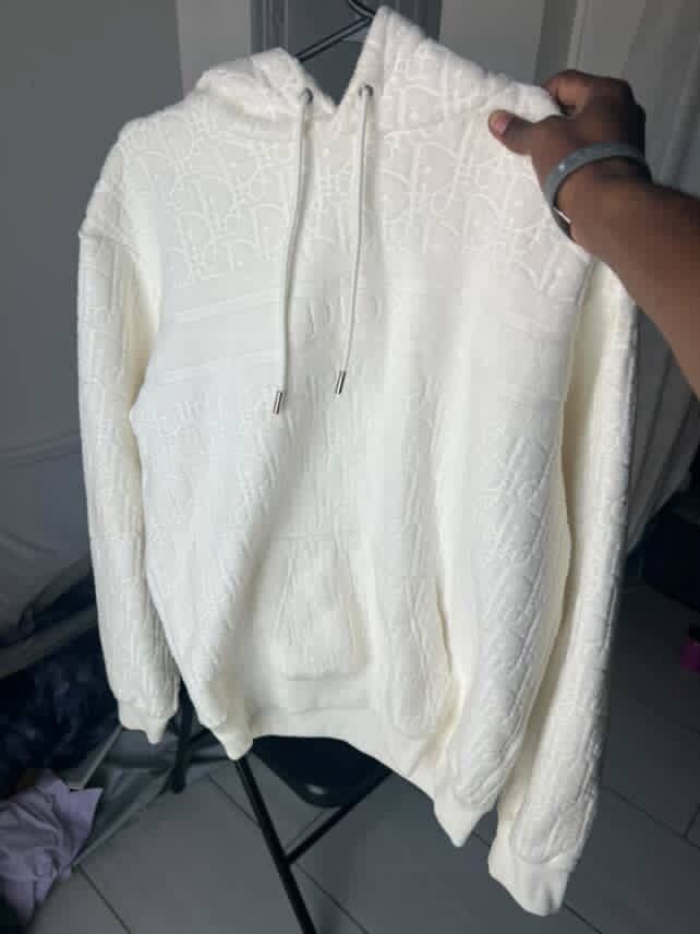 Dior Hoodie Off White Size Med