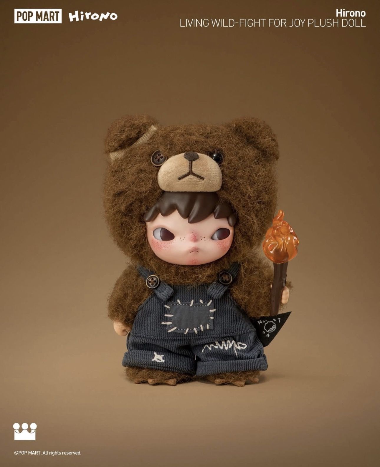  Hirono Living Wild-Fight for Joy Plush Doll
