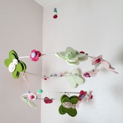 Flowers And Butterflies Mobile 