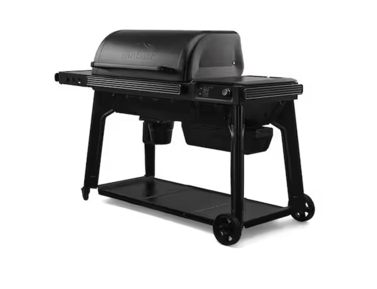 Woodridge Pro Wi-Fi Pellet Grill and Smoker in Black