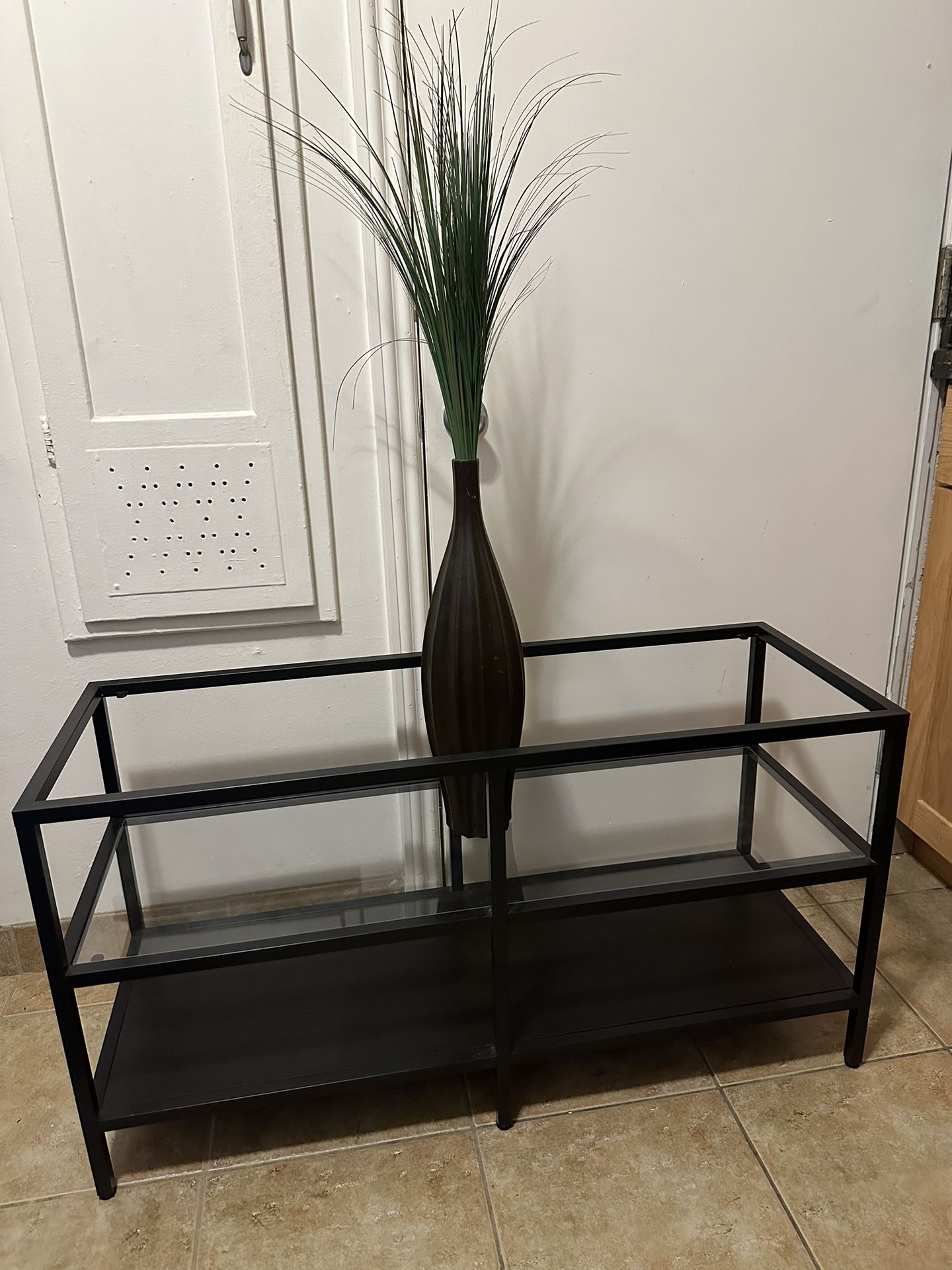 Table With Glass Shelf