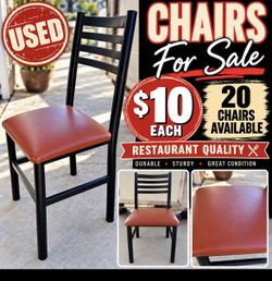Restaurant Ladder-Back Metal Chair