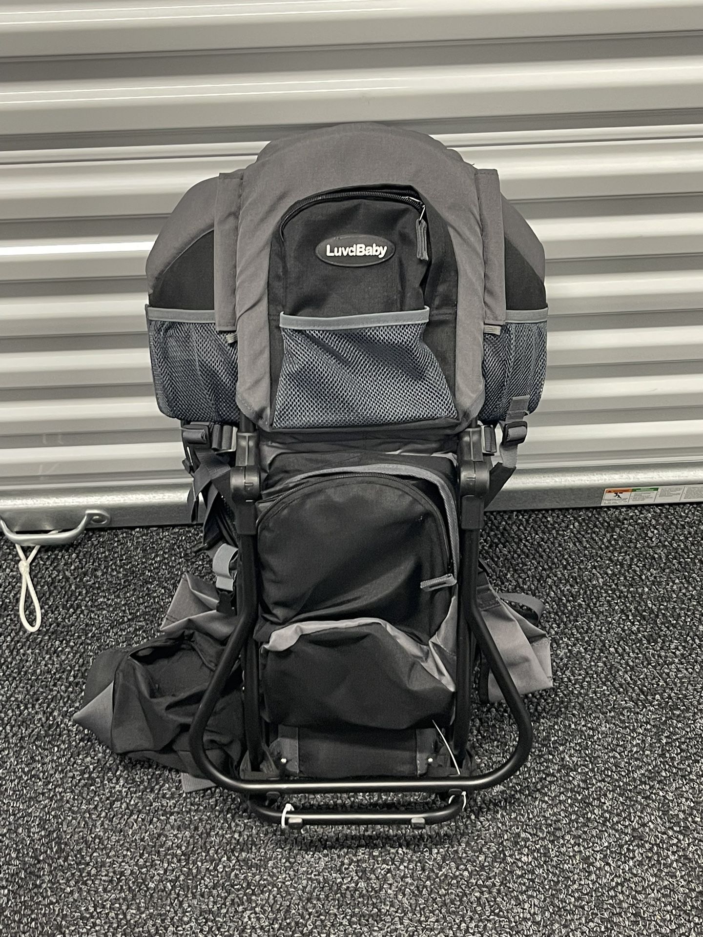 Hiking Baby Carrier Backpack - Comfortable Toddler/Baby Backpack Carrier System with Diaper Change Pad, Insulated Pocket + Rain and Sun Hood to Protec