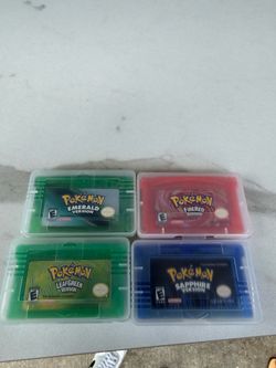 Pokemon games gamboy