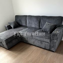 New Dark Gray Sofa