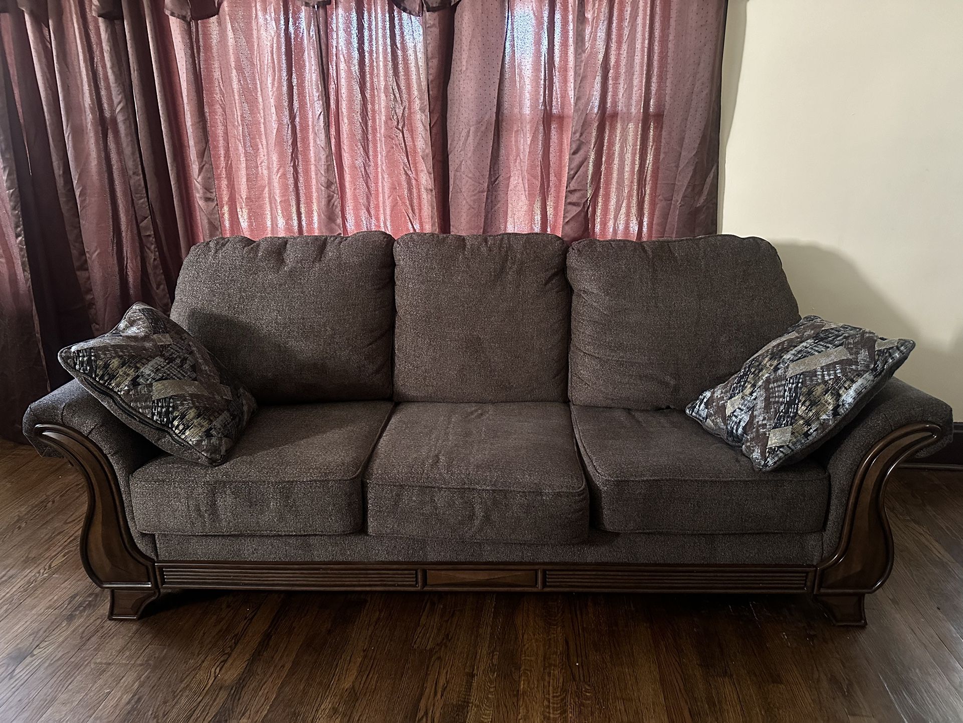 2 Sets Chocolate Sofas/ Couches 