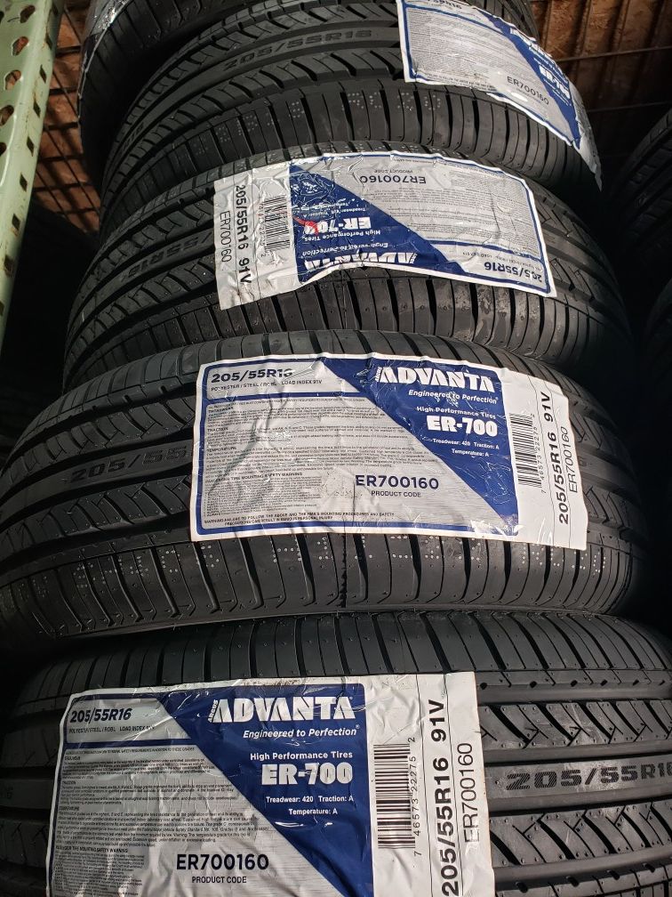 205 55 16 SET OF 4 NEW TIRES