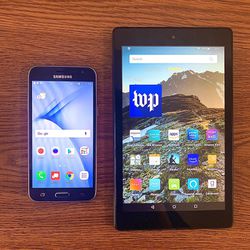 Kindle Fire and Samsung Phone