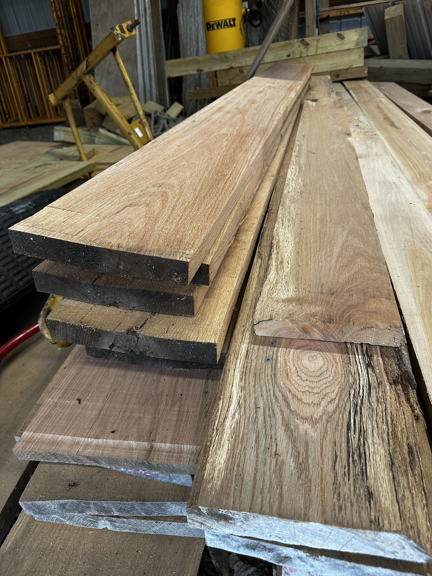 Lots Of Rough Sawn Hardwood Lumber