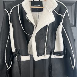 New! Faux Leather Jacket 