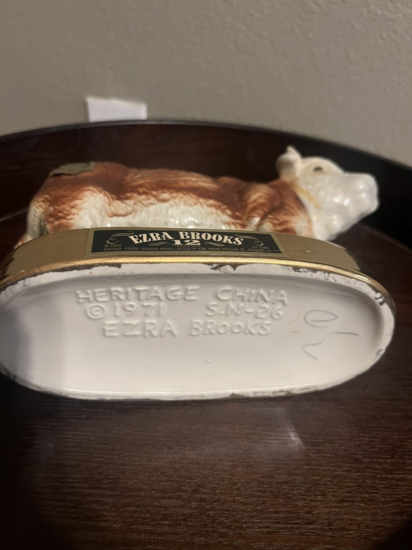 Vintage 1971 Ezra Brooks 12 Year Old Decanter for Sale in Arrowhed 