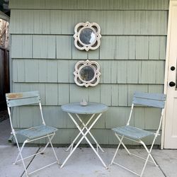 Bistro table and chairs