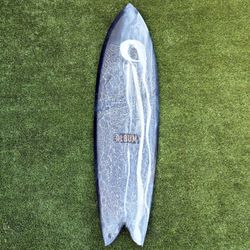 5’10 Album Moonstone Surfboard Twin Fin Fish Surf Board (not Channel Islands Twin Pin Firewire Step Up G and S Tyler Warren lost FireWire slater desig