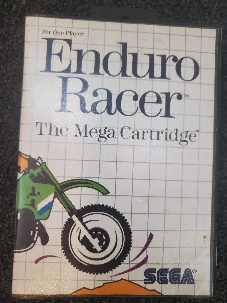 Enduro Racer SMS (Box & Manual Only No Game)