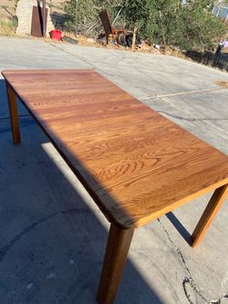 Oak Wood Dining Table