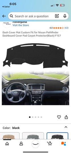 Nissan Pathfinder Dash Cover 