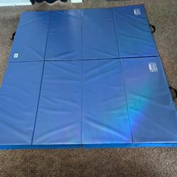We Sell Mats Blue Tumbling Exercise Fitness Mats