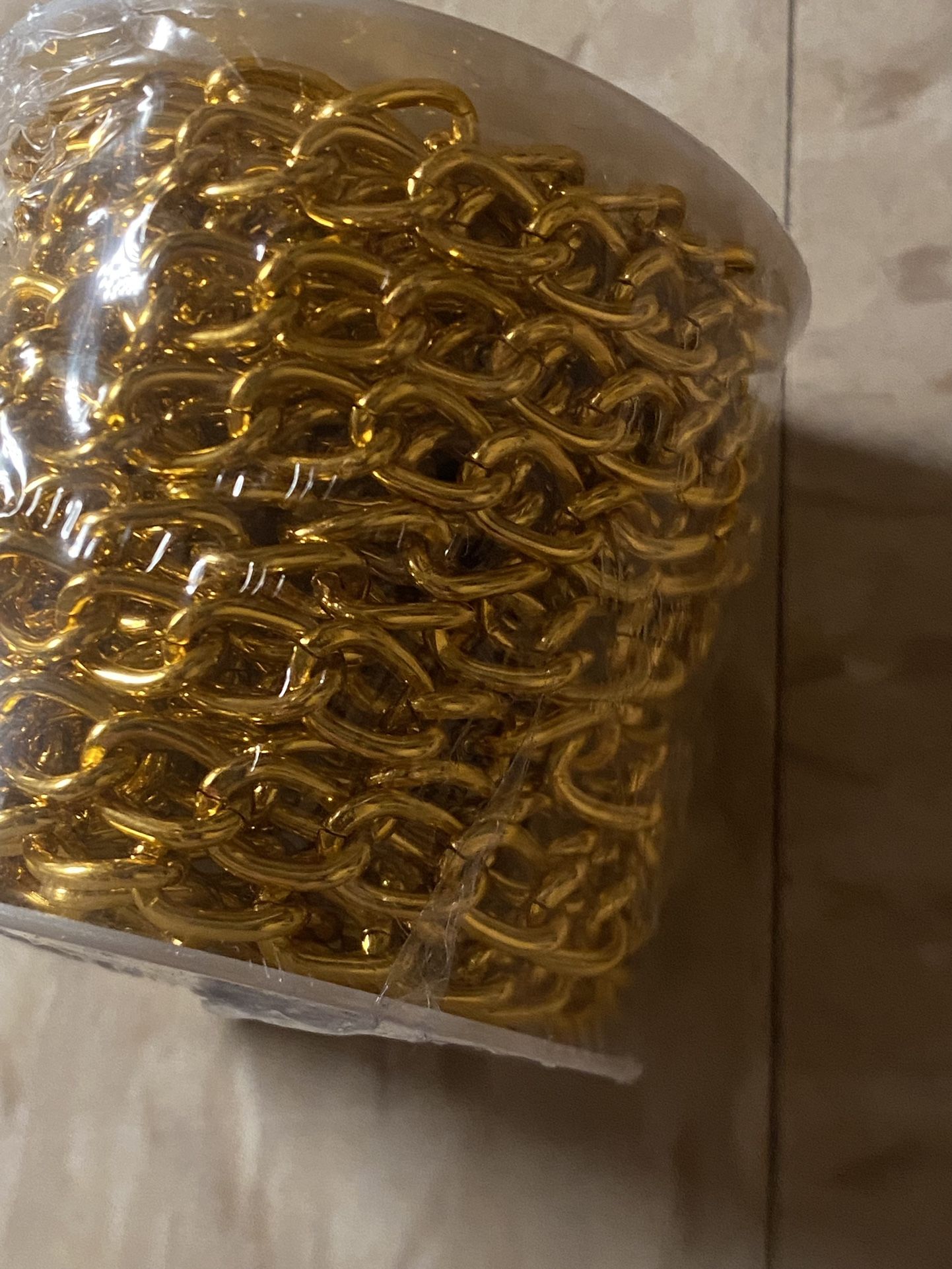 New Gold chain For Jewlery Or Craft Making