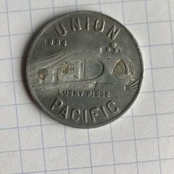 1934 Union Pacific RR “Lucky Piece” Token