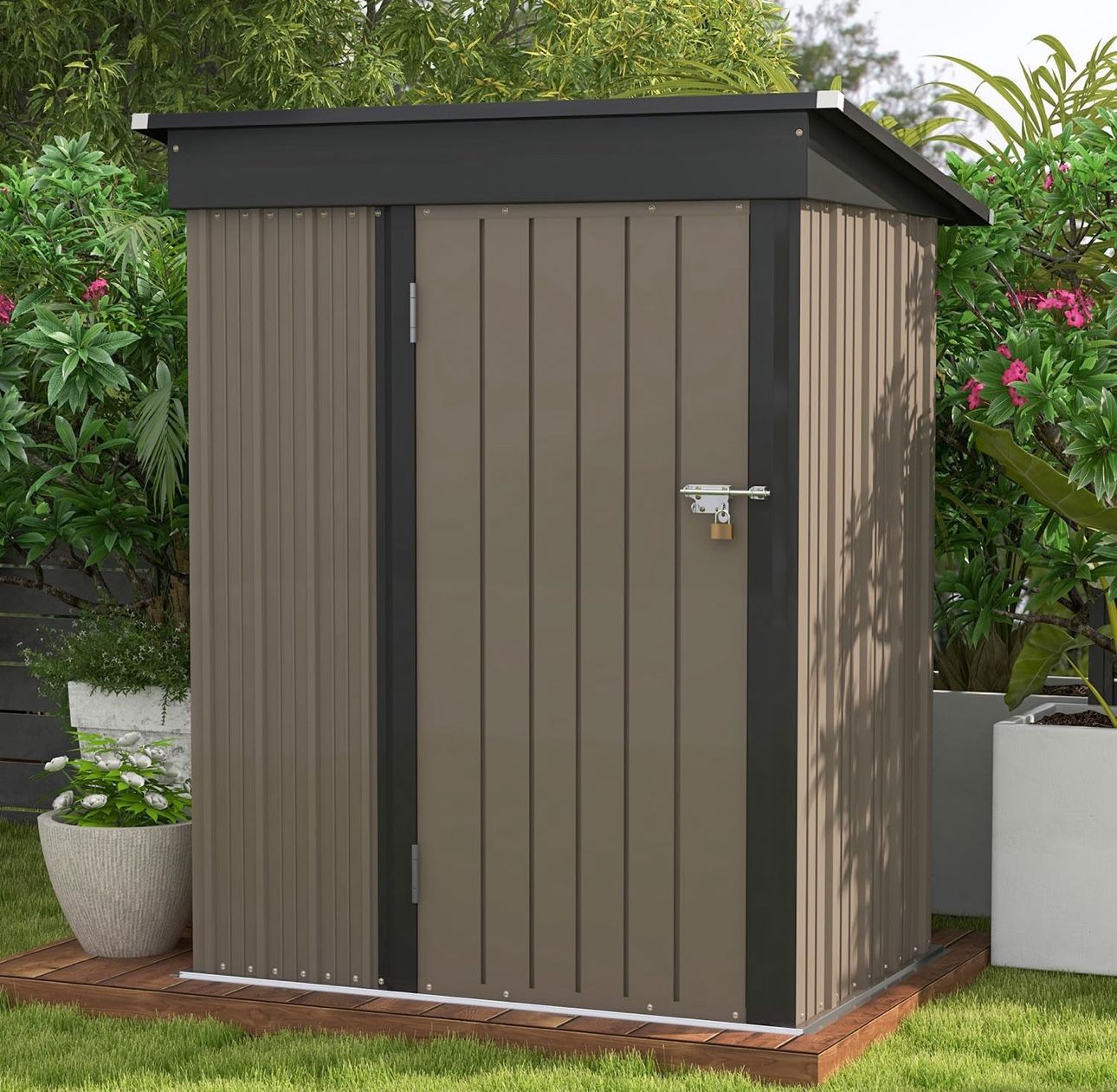 5 X 3 Metal Shed In Box Assembly Required 