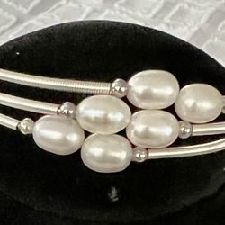 Fresh Water Pearls Bangle 