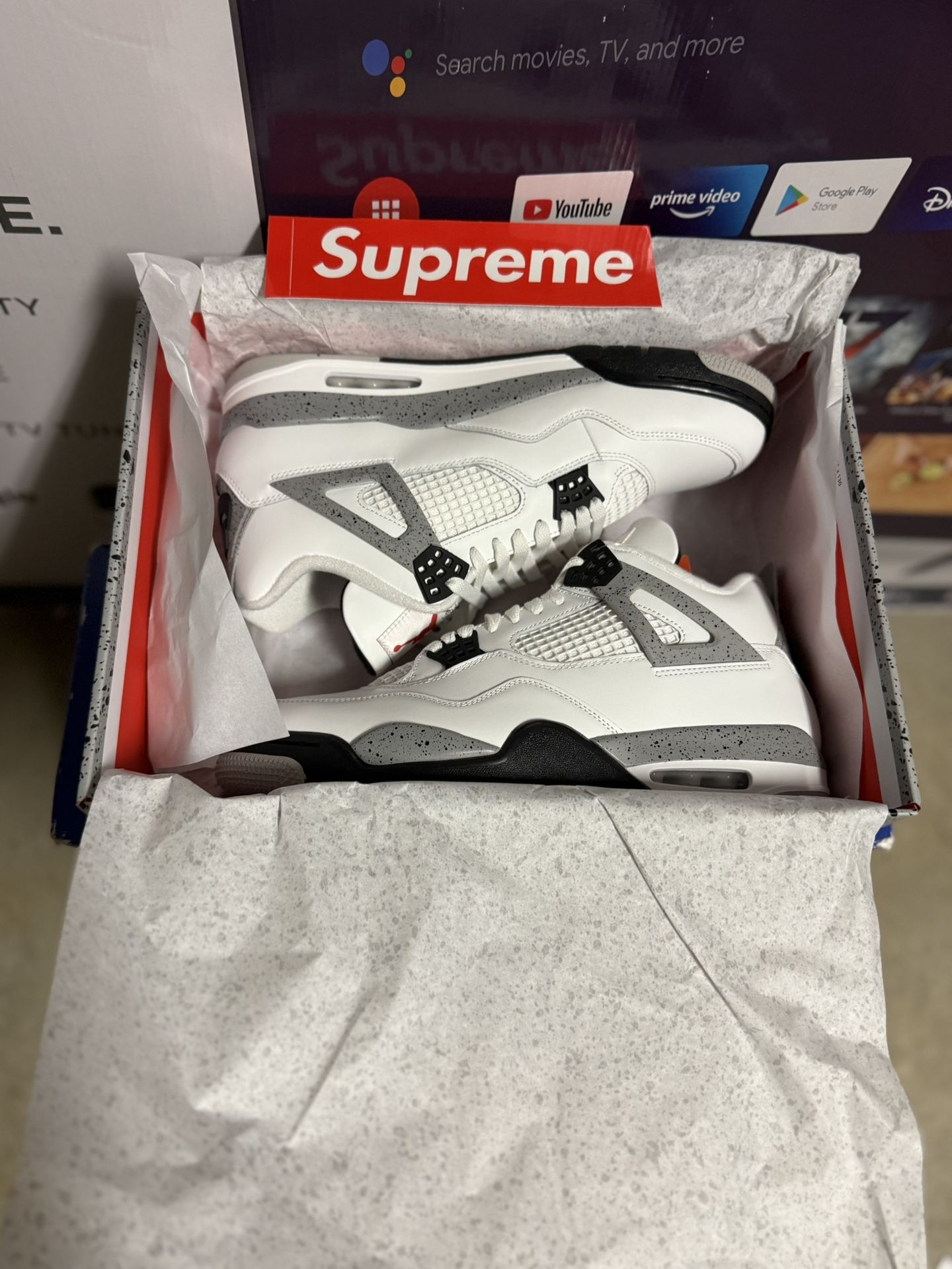 Jordan 4 White Cement