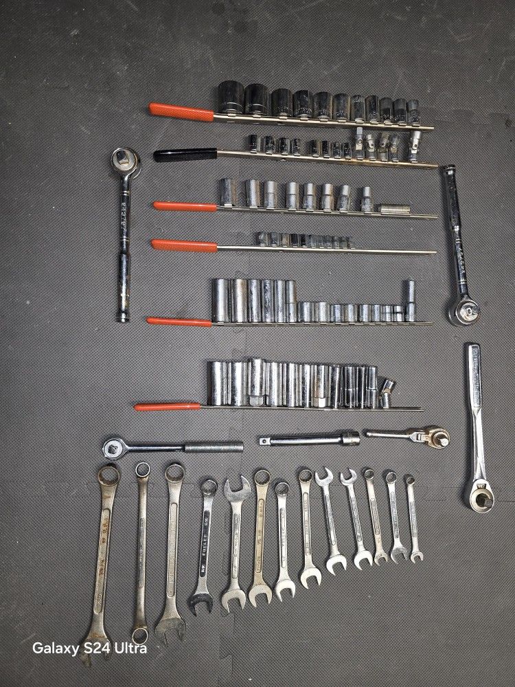 Sockets ,wrenches ,all Sizes 
