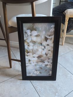 Framed Floral Wall Art Print