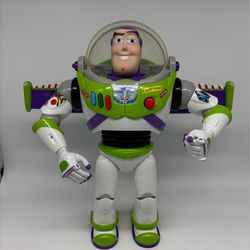 Vtg Disney Store Toy Story Buzz Lightyear 12" Talking 'Andy' Figure London Works