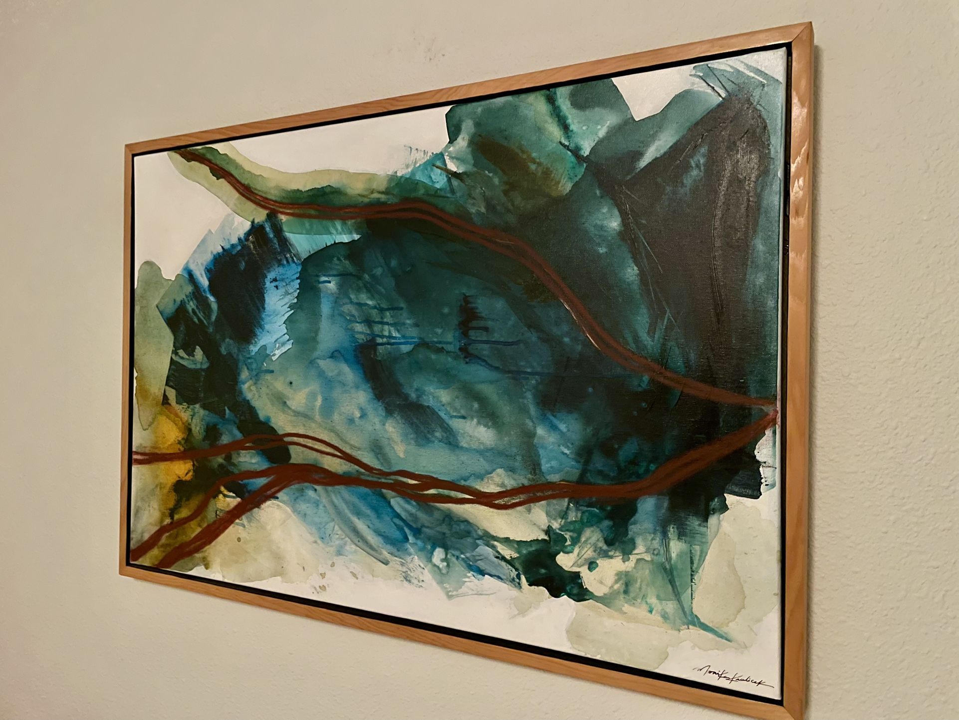 PRICED REDUCED Oil Painting -Beautiful Modern Art