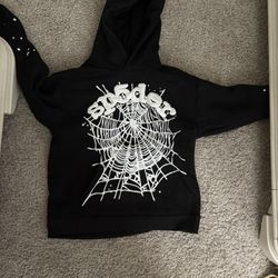 Spider Hoodie Black