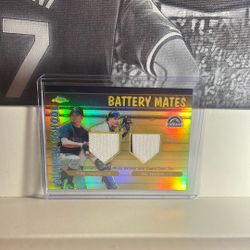 🔥 **2002 Topps Chrome Summer School Battery Mates Mike Hampton / Ben Petrick Refractor #BMC-HP 🔥
