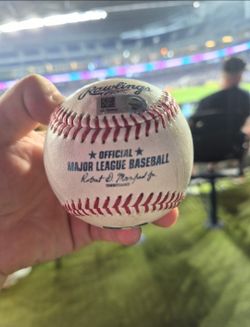 MLB Authenticated GAME USED HOME RUN Baseball - Ryan McMahon (Rockies/Marlins)