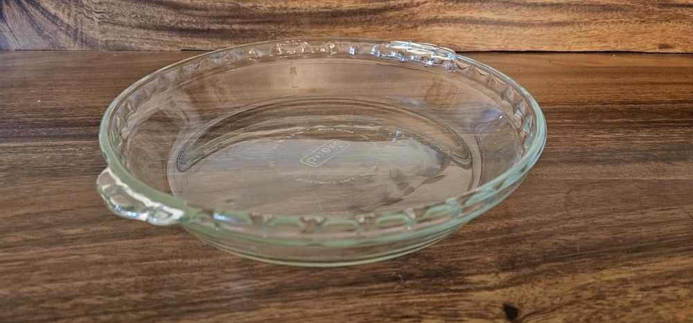 pyrex Rimless Glass Pie Plate