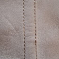 
Off White Coach Leather Wristlet/wallet 