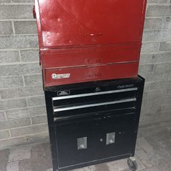 3-tier Metal Mixmatch Toolbox *No Keys*