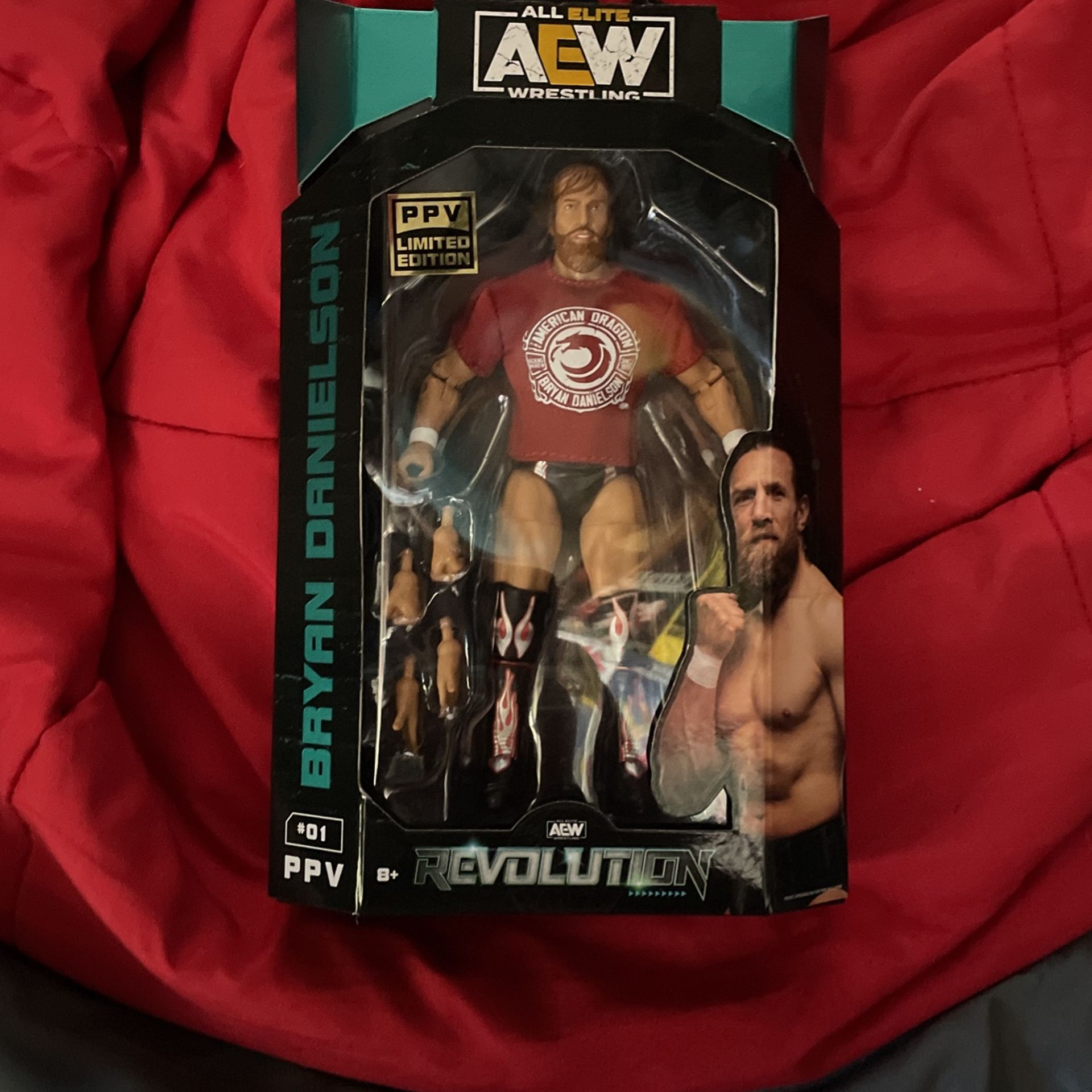 AEW Revolution PPV BRYAN DANIELSON Wrestling Figure #01 Target Exclusive NEW