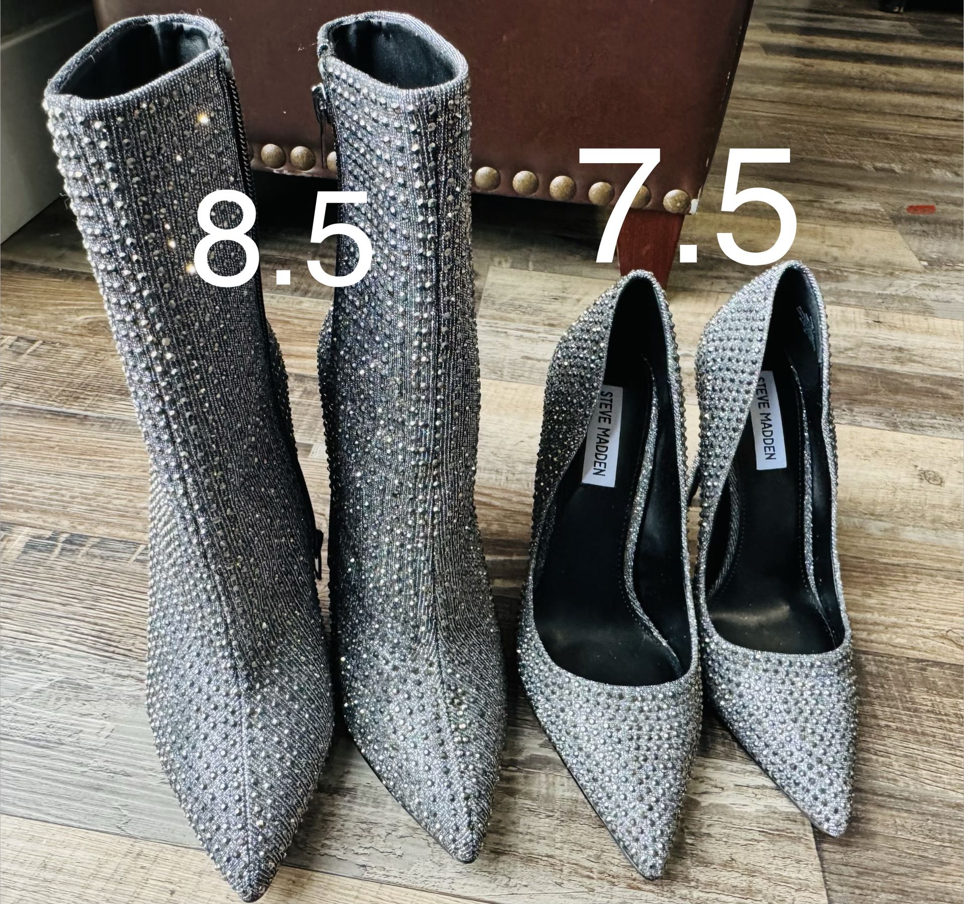 Rhine Stone Heels Shoes