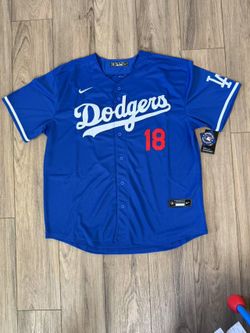 Men’s los Angeles dodgers blue Yamamoto stitched Jersey, s to 3xl 