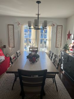 Modern Rustic Dining Room Set