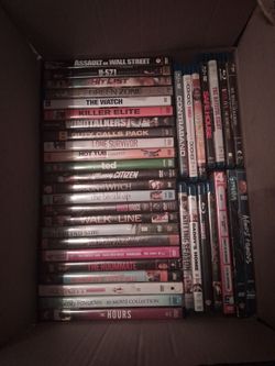 27 DVD's & 11 Blu Ray DVD's