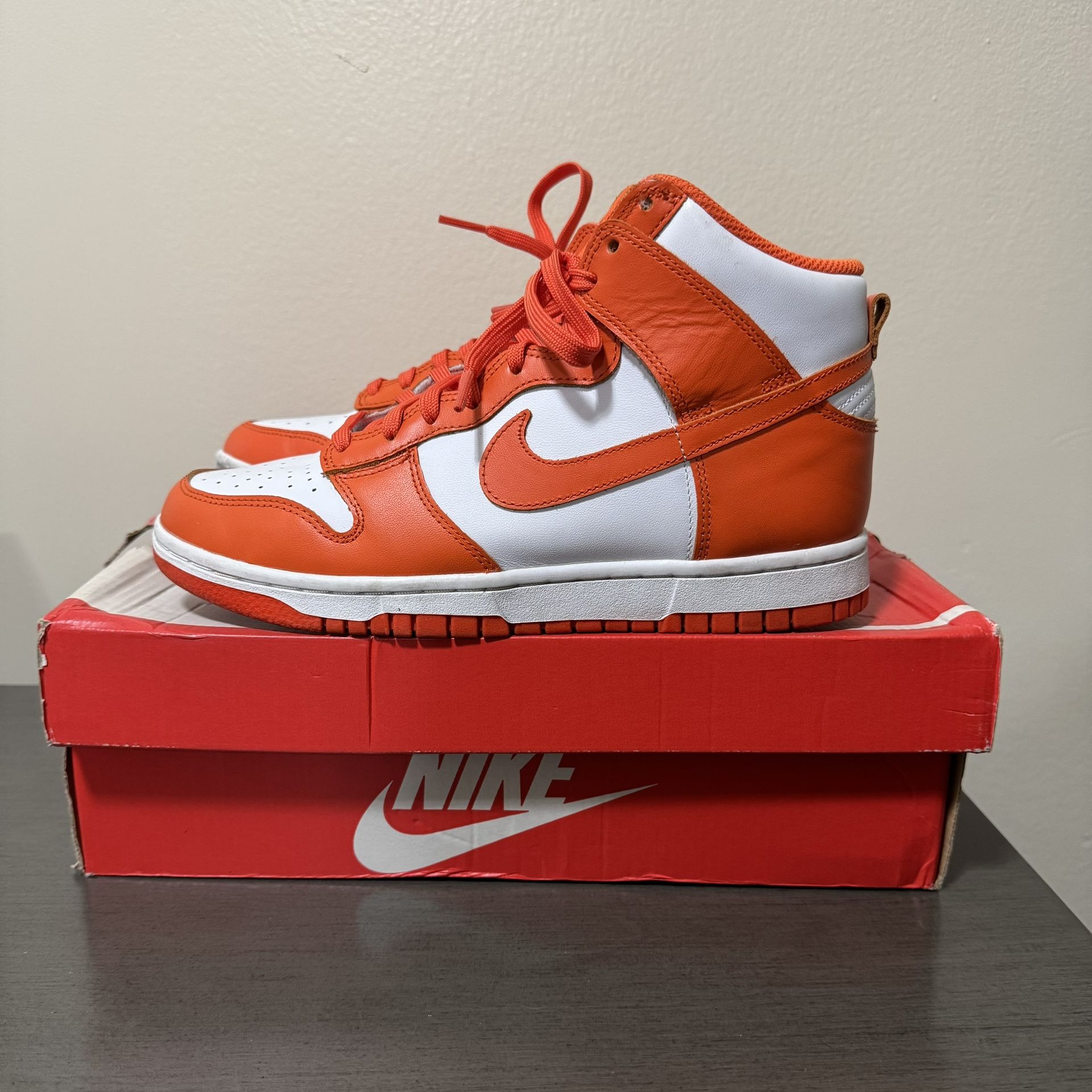 Orange Blaze Syracuse Dunk High Stockx Nike Dunk High Retro 